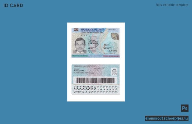 Italien ID 2016 – aktuelle Beispielvorschau